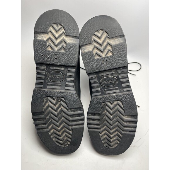 Vibram 795B Leather Navy Flight Deck Boots Size 10.5 Black Steel Toe Gortex USA - Picture 5 of 6